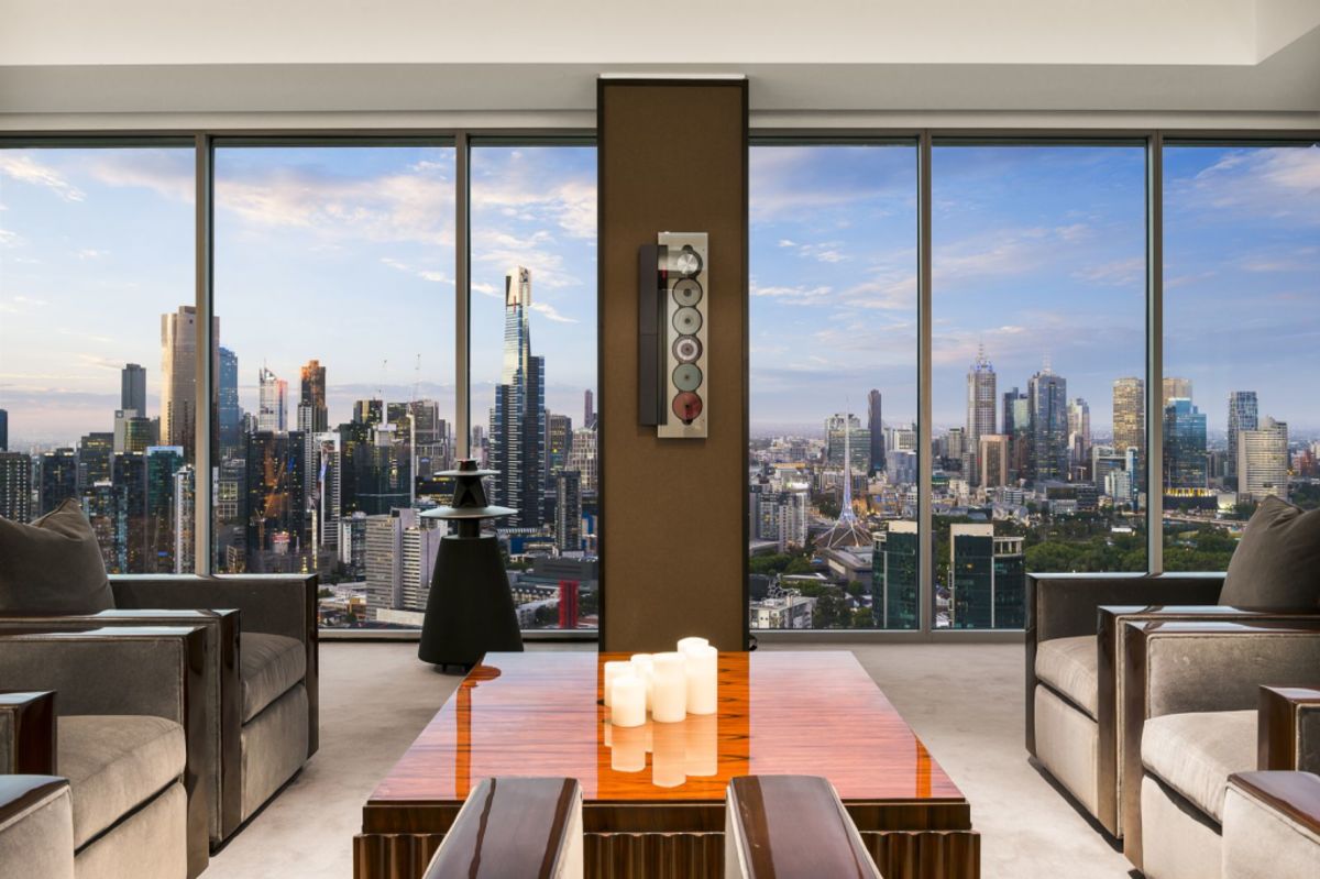 Melbourne’s Royal Domain Tower penthouse apartment for sale with 15.5 million to 16.5 million