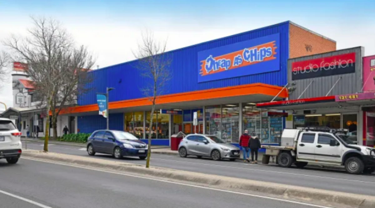 Discount store sale chips 3.7m off the block