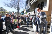 First-home buyers out in force, battling it out at Sydney auctions