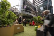 The Melbourne workplace precinct encouraging employees to step outside