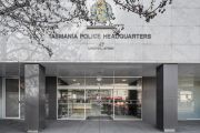 Rock-solid Tasmania Police HQ on the market as city runs out of office space