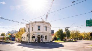 Former Fitzroy North bank with rock’n’roll past strikes chord with land-bankers
