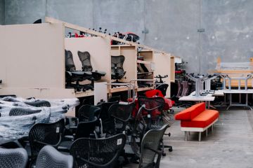 Office furniture headache: 15,000 unwanted desks, 172 whitegoods, 1000 blinds