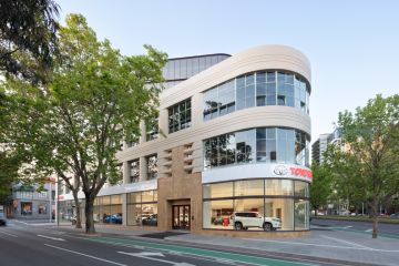Historic automotive showroom preserved in Melbourne redevelopment