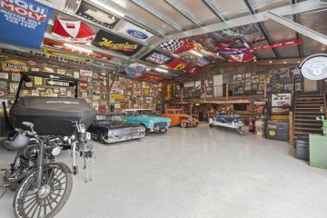 This car-lover's dream home on five acres is 40 minutes from Melbourne