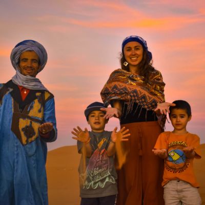 The young family who are professional nomads