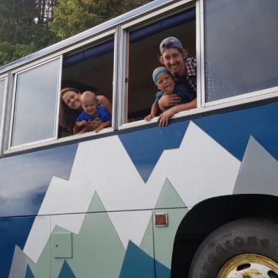This young family moved from four walls to four wheels