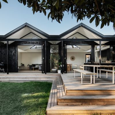 The transformation of a weatherboard home