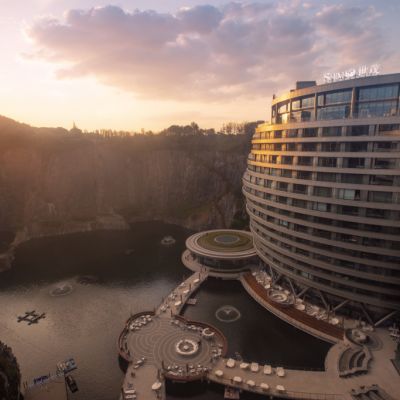Inside China's first quarry hotel