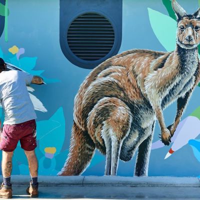 The artists creating public murals