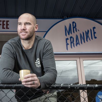 Former Australian cricketer John Hastings launches Frankston South cafe Mr. Frankie