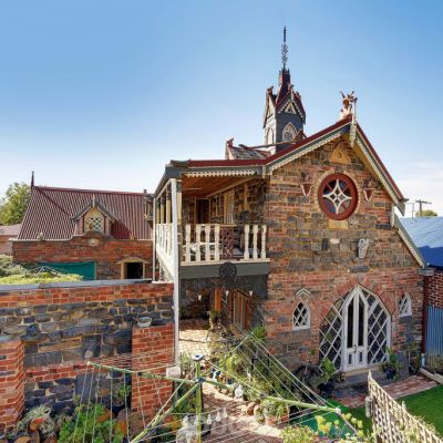 Four gothic church-style properties for sale