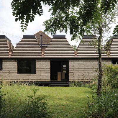 Sustainable building materials: This house in Eton, outside London, is built from cork