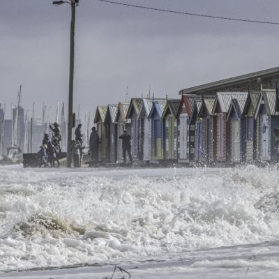 Rising seas raise questions over long-term beach box appeal; others say no impact to value