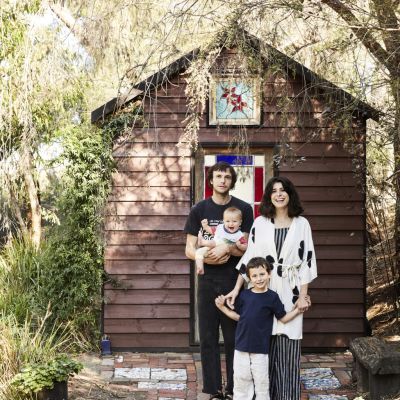 A bohemian family home surrounded by nature