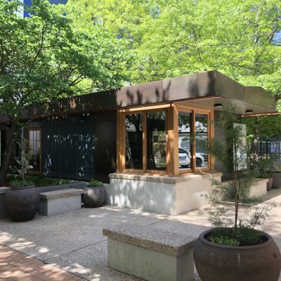 Recycled, timber-clad kiosks in the heart of the city looking for new operators