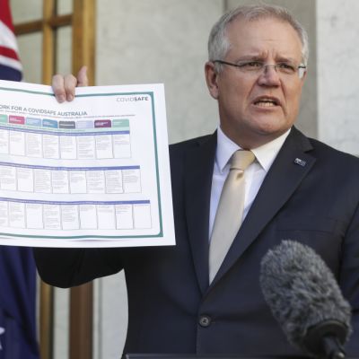 Prime Minister Scott Morrison flags return of auctions, home inspections in phase one of coronavirus recovery