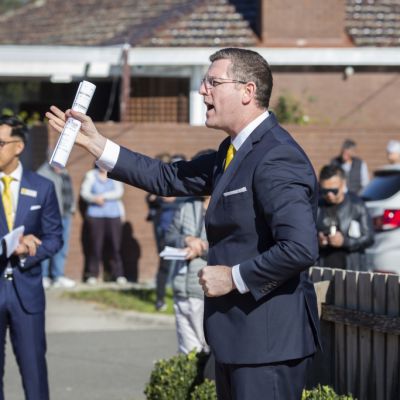 Melbourne auctions: Glen Waverley house sells for $120,000 more than reserve before a crowd, despite restrictions