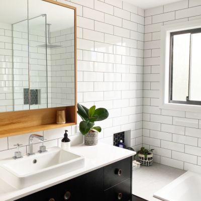 How to renovate two bathrooms for under $20,000