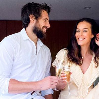Megan Gale and fiance Shaun Hampson snap up popular Daylesford weekender