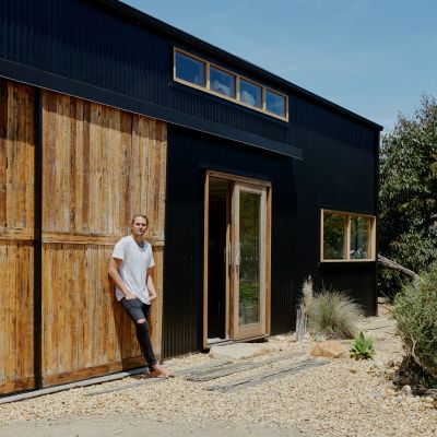 How Rhys Uhlich built a stylish Phillip Island shed house for $100,000