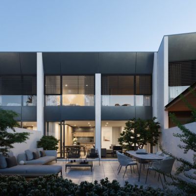 Boutique collection of only five townhouses in Turner on the market