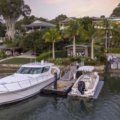Newport waterfront home hits the market complete with a private jetty and pontoon