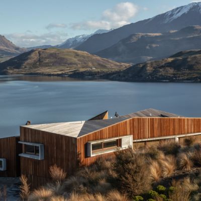 There’s lake views from every room at this New Zealand luxury home