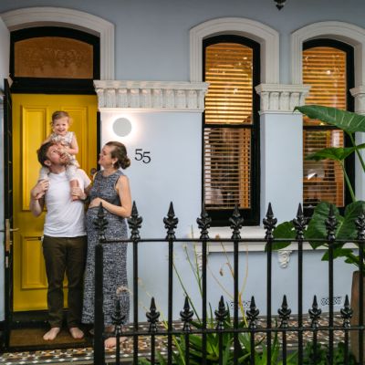 Inside a colourful renovated Victorian terrace in Paddington
