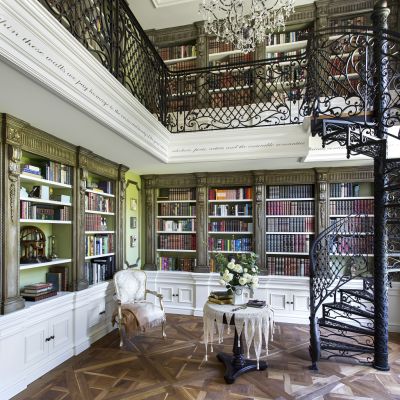 Home libraries are making a comeback as a sophisticated symbol of luxury