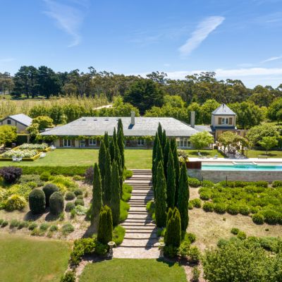 French provincial-style homestead in Spring Hill with views to Mount Macedon is simply sublime