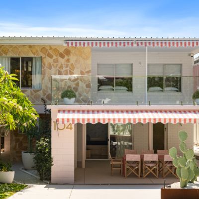 Palm Springs meets Palm Beach in Barbie pink paradise on millionaire’s row