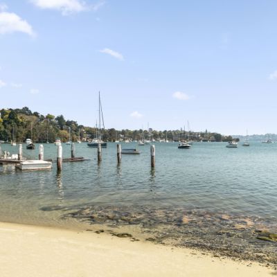 Luxury waterfront properties define the Sydney peninsula suburb of Woolwich