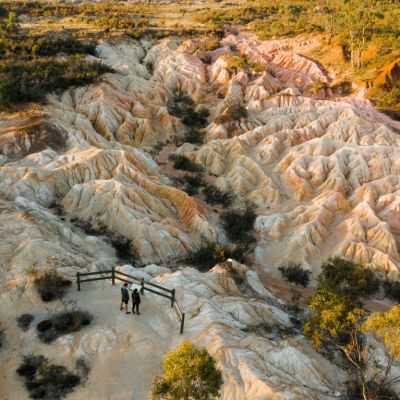 Heathcote: The former goldrush town with pink cliffs and top drops