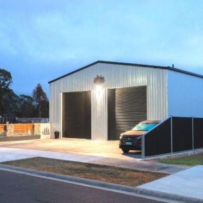 Designer home inside this $749,000-plus Tassie shed for sale