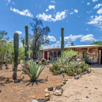 Arizona's 'rock and bottle' home will stun with its very unusual design