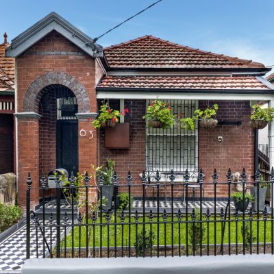 The humble brick facade of this Stanmore worker's cottage hides a surprising renovation
