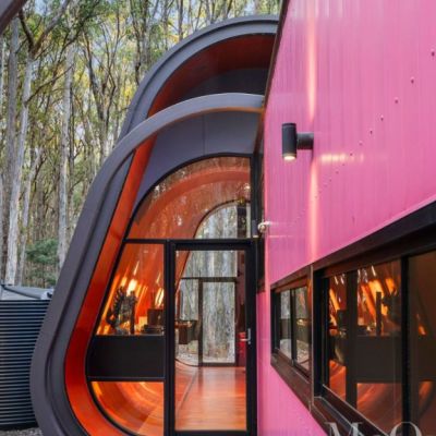 Designer cabin shaped like a caravan sells after seven-figure hopes