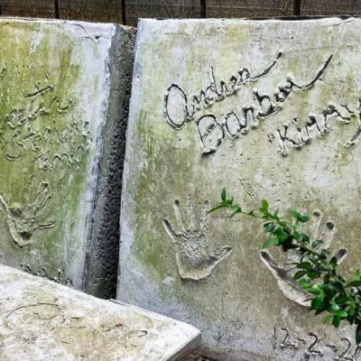 Celebrity signatures in backyard pavers reveals truth about $10m house