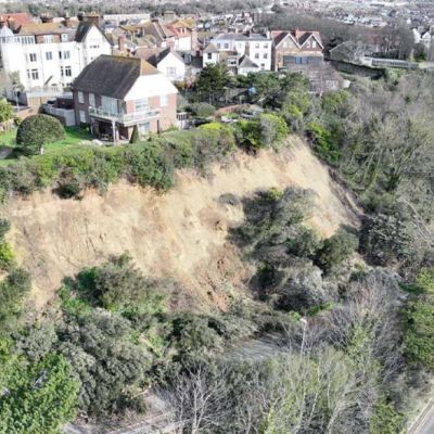 Kent 80-year-old pensioner refuses to budge from clifftop Folkestone house