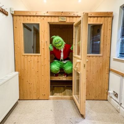 Grumpy guest makes surprise appearance in rental listing