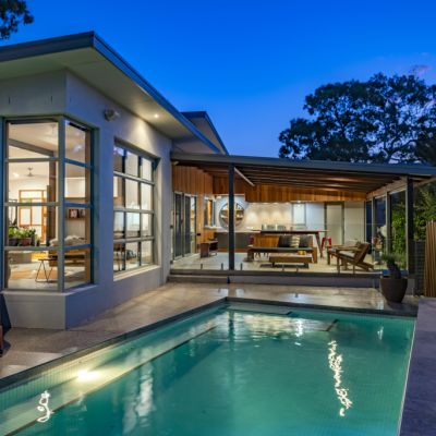 Mid-century-inspired house smashes Harrison price record