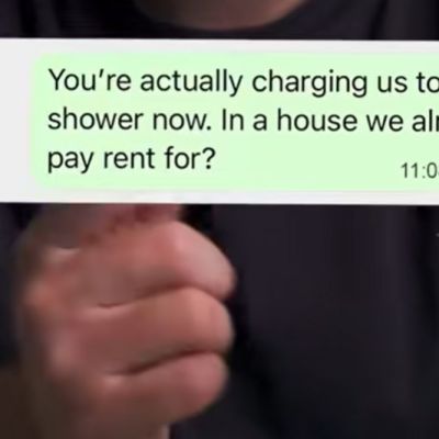 Landlord ‘installs coin-operated shower’ in bathroom of rental home