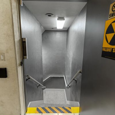 Millionaire spent five years in this eerie underground bunker