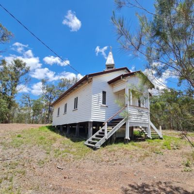 Church with no kitchen and an outhouse toilet on the market for $285,000