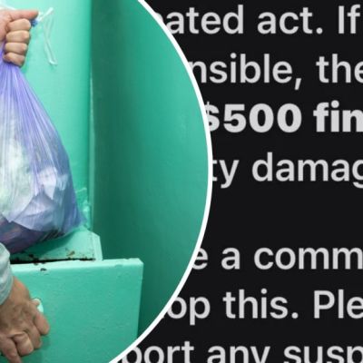 Luxury apartment residents plagued by 'stink bombs' down the laundry chutes