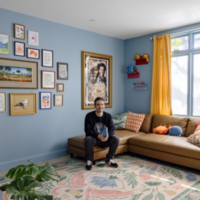 Welcome to Sam Cotton's colourful, cartoonish Sydney home