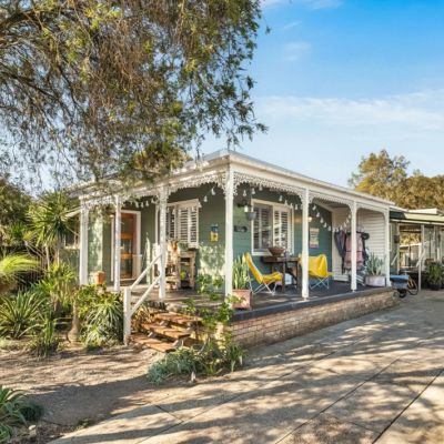 This retro beach shack in Anna Bay has a wild backstory