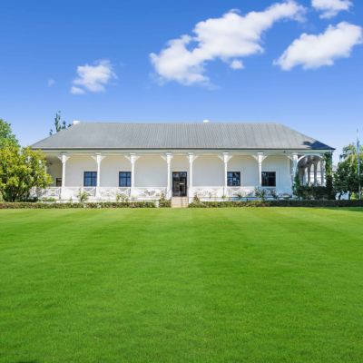 The private golf course on this historic 1828 Tasmanian estate is frequented by Richard Branson