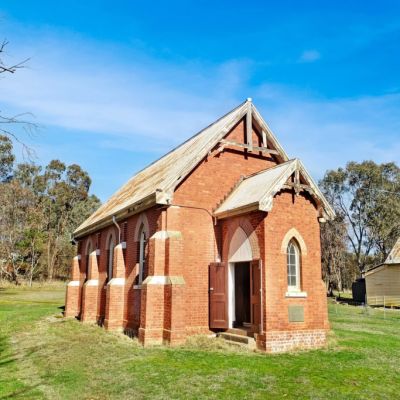 How’s the serenity? This Bonnie Doon church could be your castle
